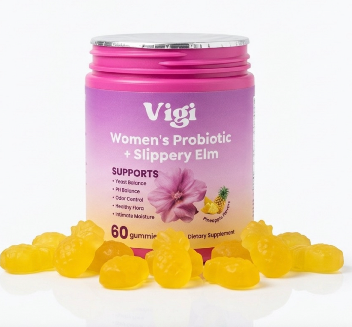 Women's Probiotic + Slippery Elm Gummies