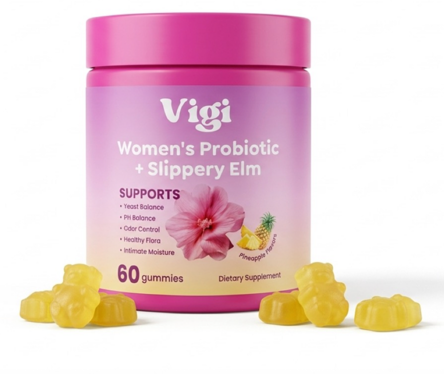Women's Probiotic + Slippery Elm Gummies